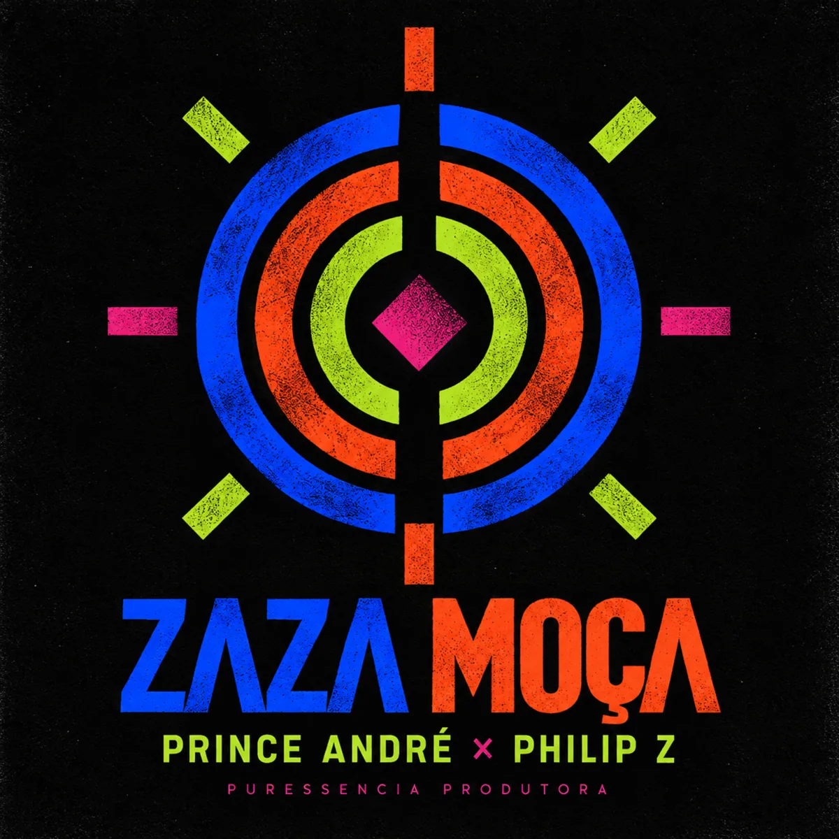 Arte de trabalho de Zaza Moça; não é a capa final.